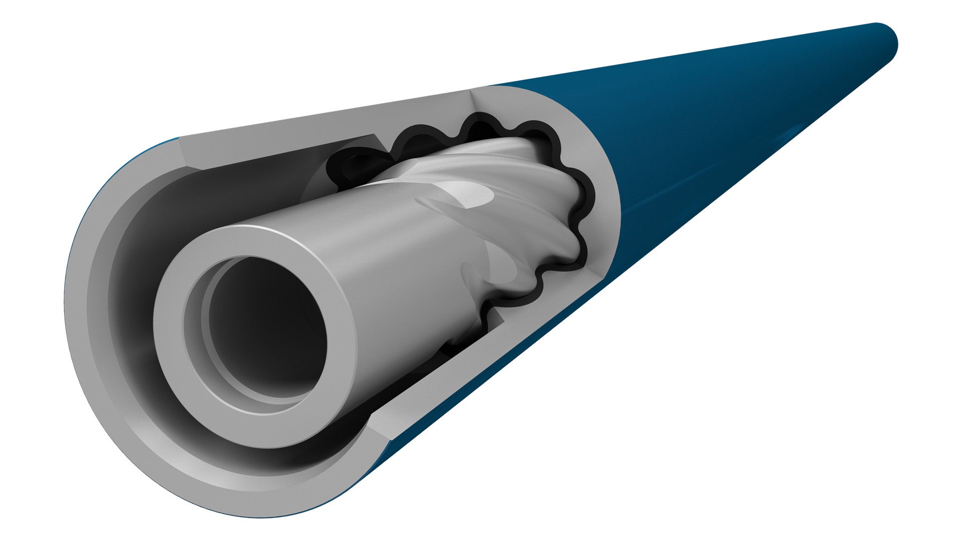 Render of Hemidril Coiled Tubing Power Section
