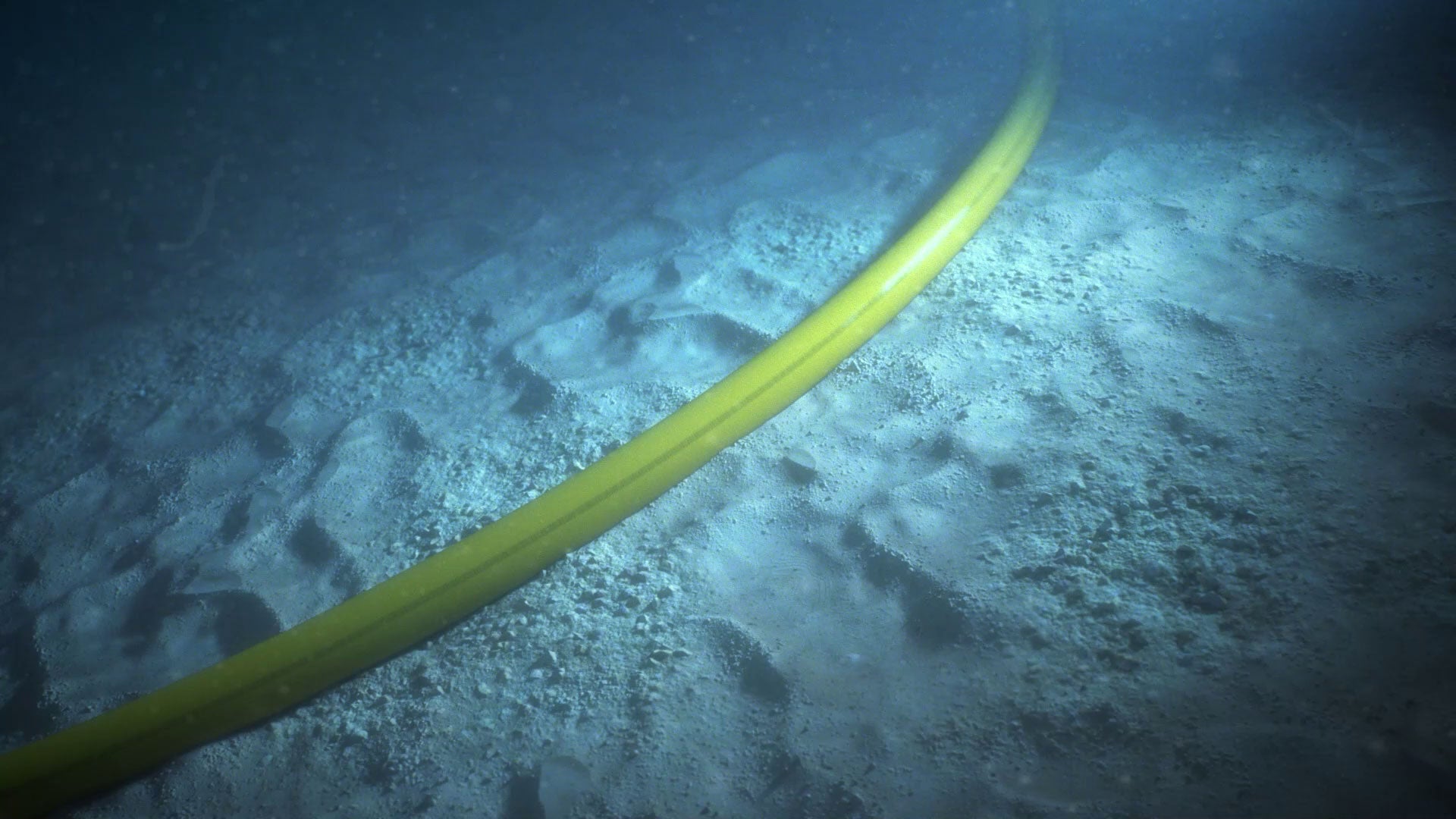 Subsea render of a heated flexible pipe