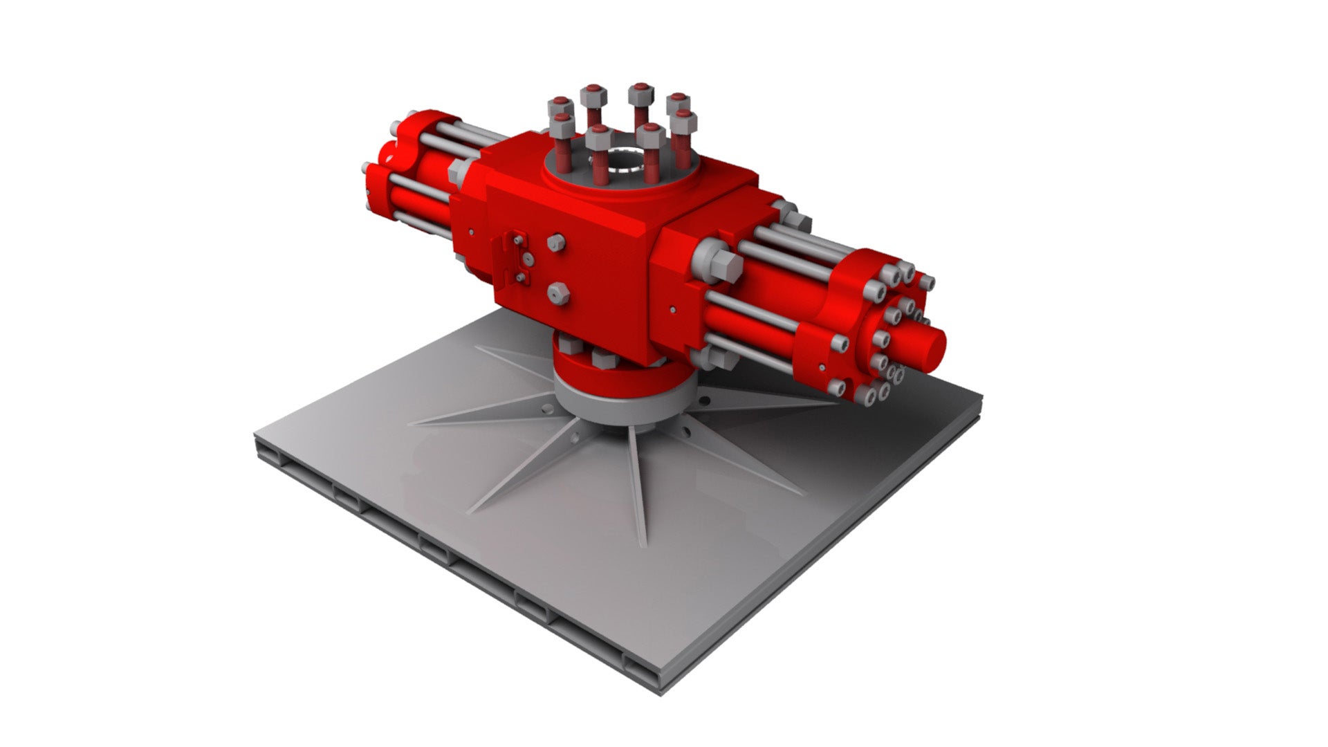 Render of sidewinder stripper packer