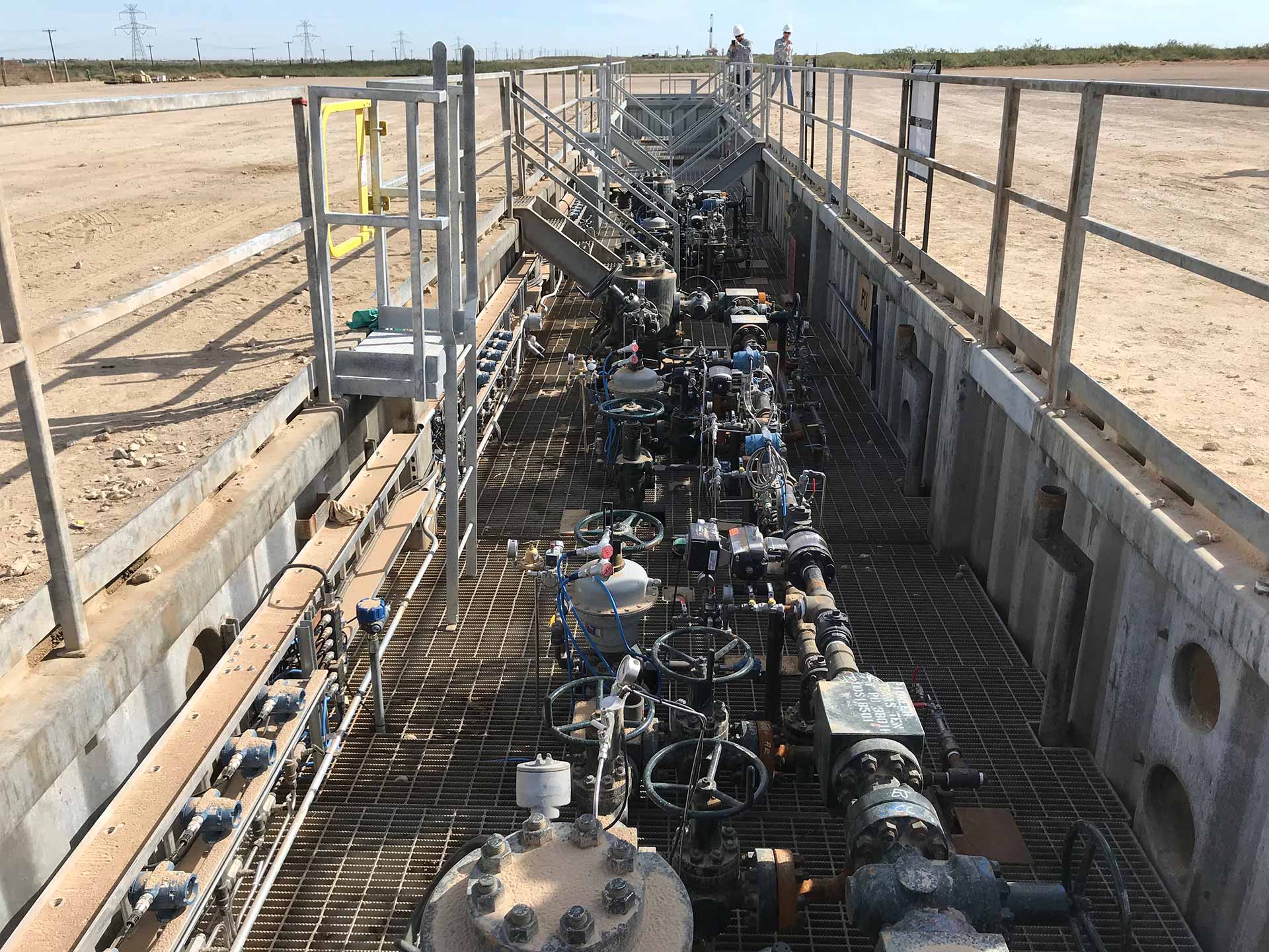 Site installation of Below Grade Production Facilities