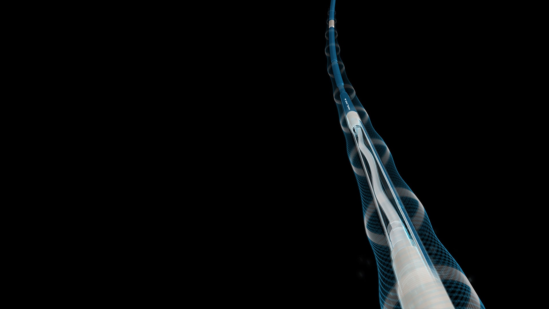 A render of an Agitator forming shockwaves