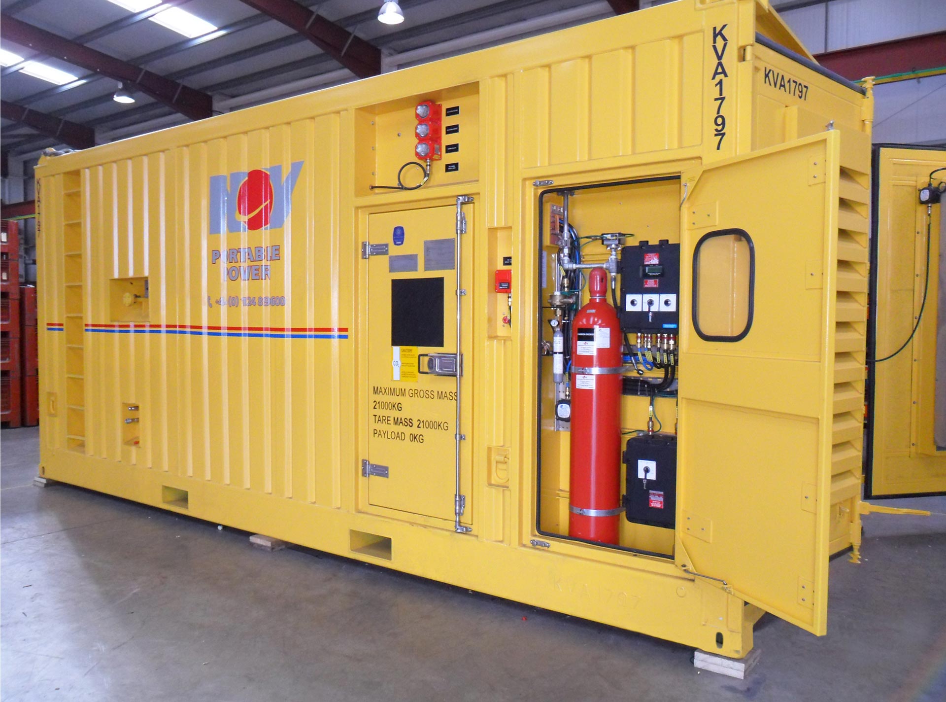 A 1250kVA Rigsafe Diesel Generator for use in on- or offshore production and industrial sites