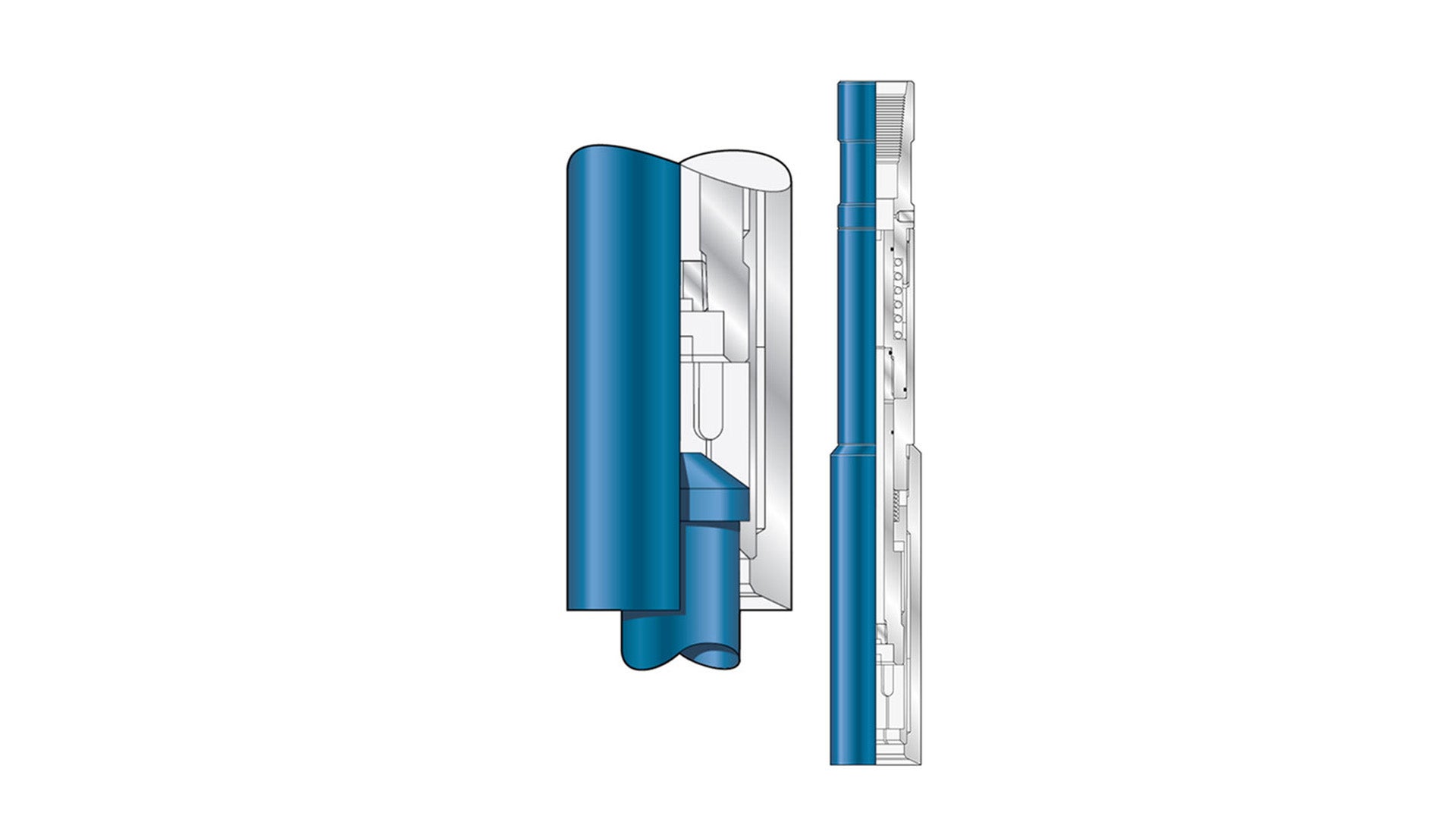 Render of Flow Activated Heavy Duty Running Pulling Tool