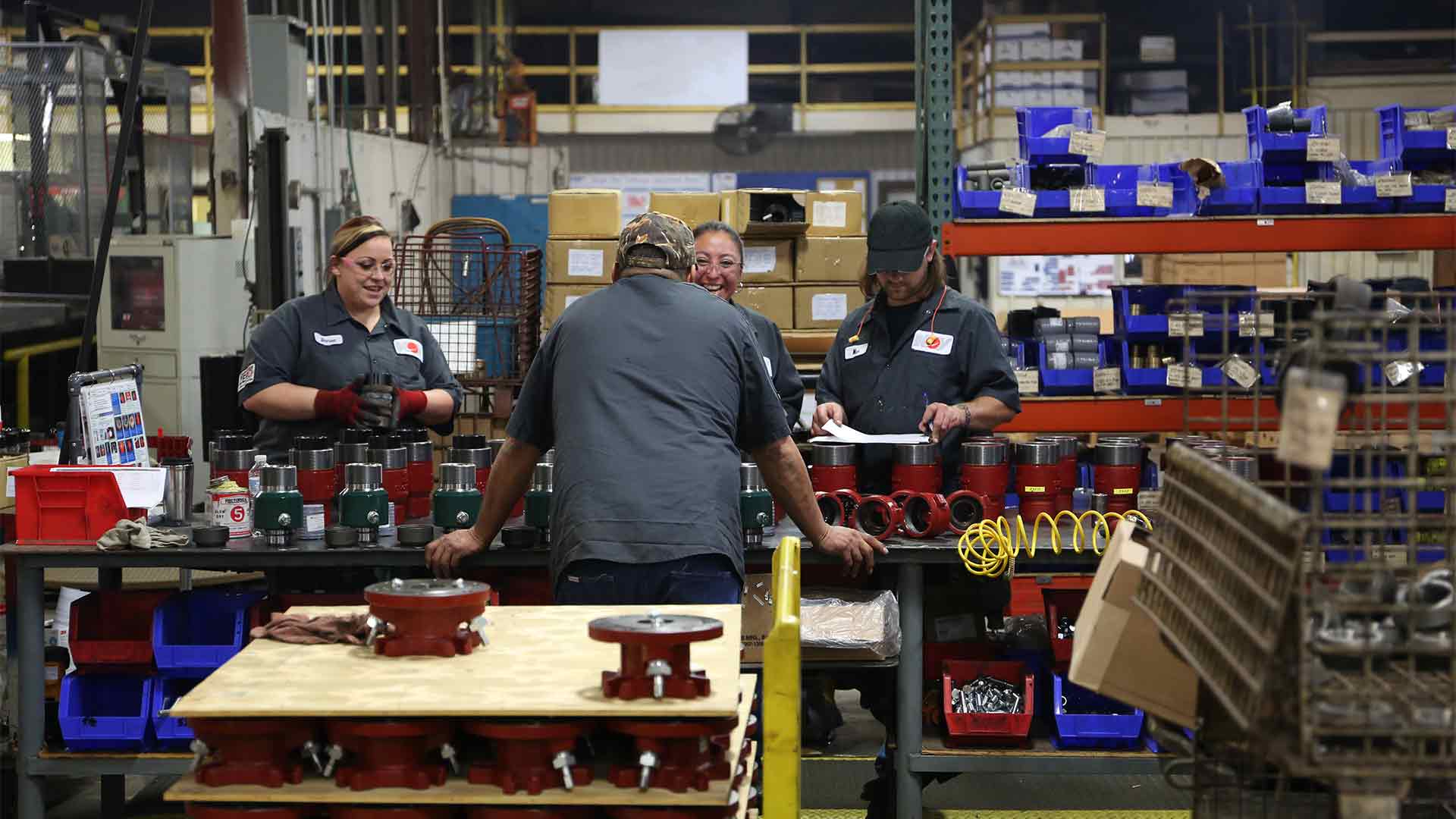 Hercules Tubing Heads in production facility