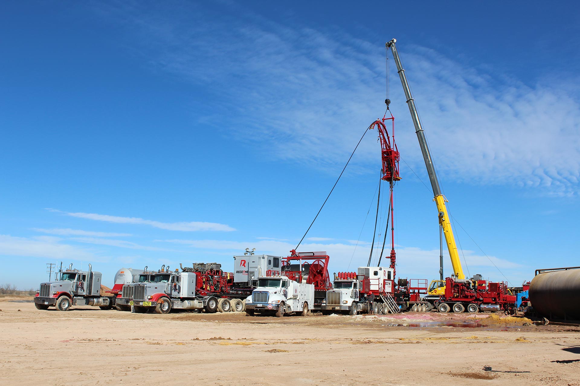 True-Taper coiled tubing string used on job site