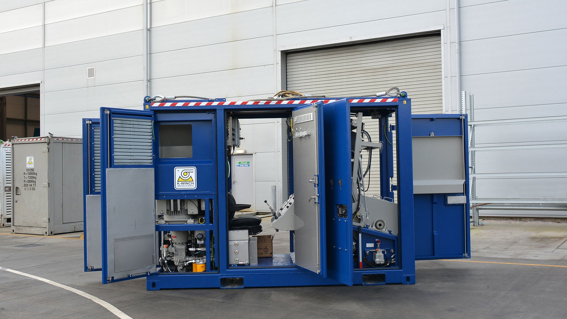 SlimLine Wireline Winch Unit Open Doors