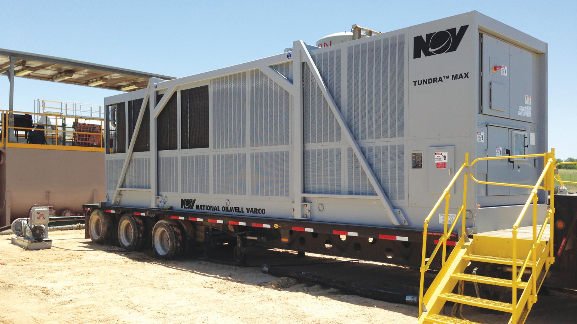 A TUNDRA MAX Onshore Mud Chiller onsite