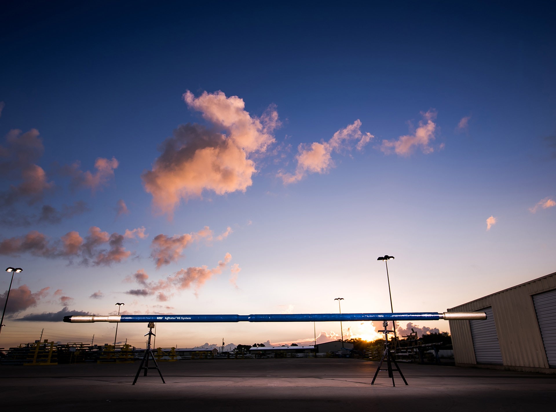 AgitatorHE System at twilight