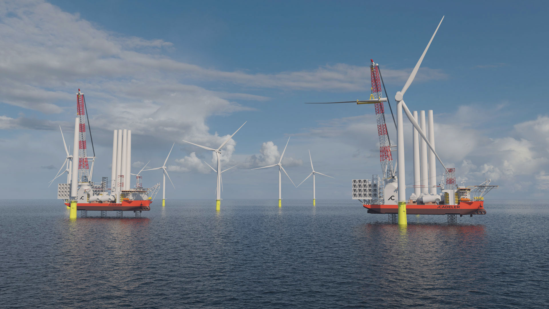 【コメントにて】WIND AND SEA Piping Track Setup NOV to supply fiberglass pipe for Cadeler's wind turbine