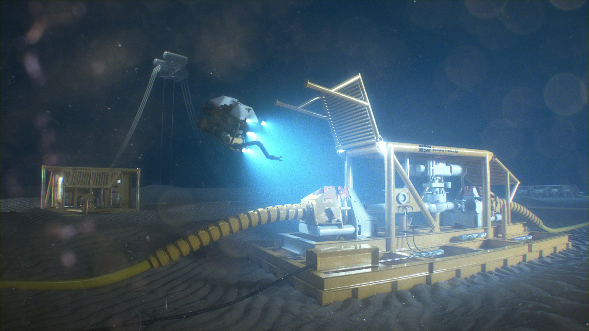 Tie-in system, SPS integrated deliveries render