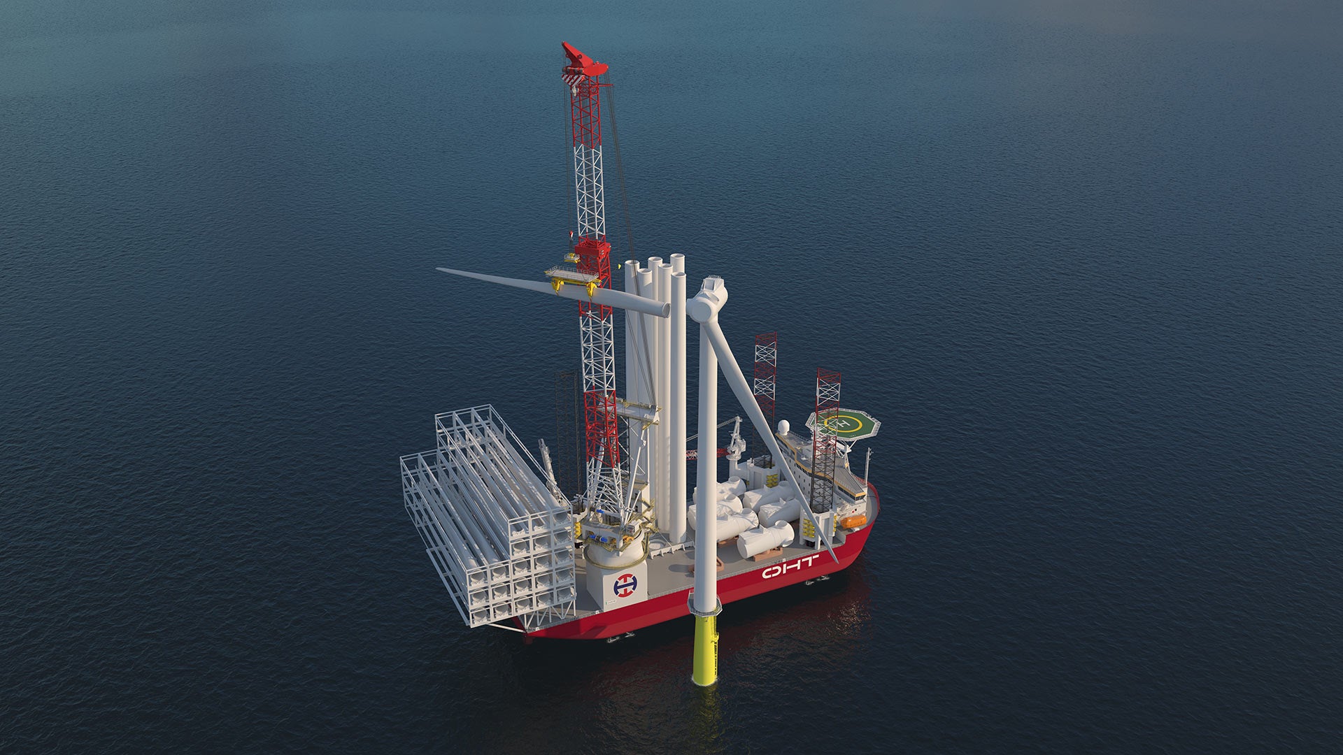 GustoMSC OHT Windturbine Installation