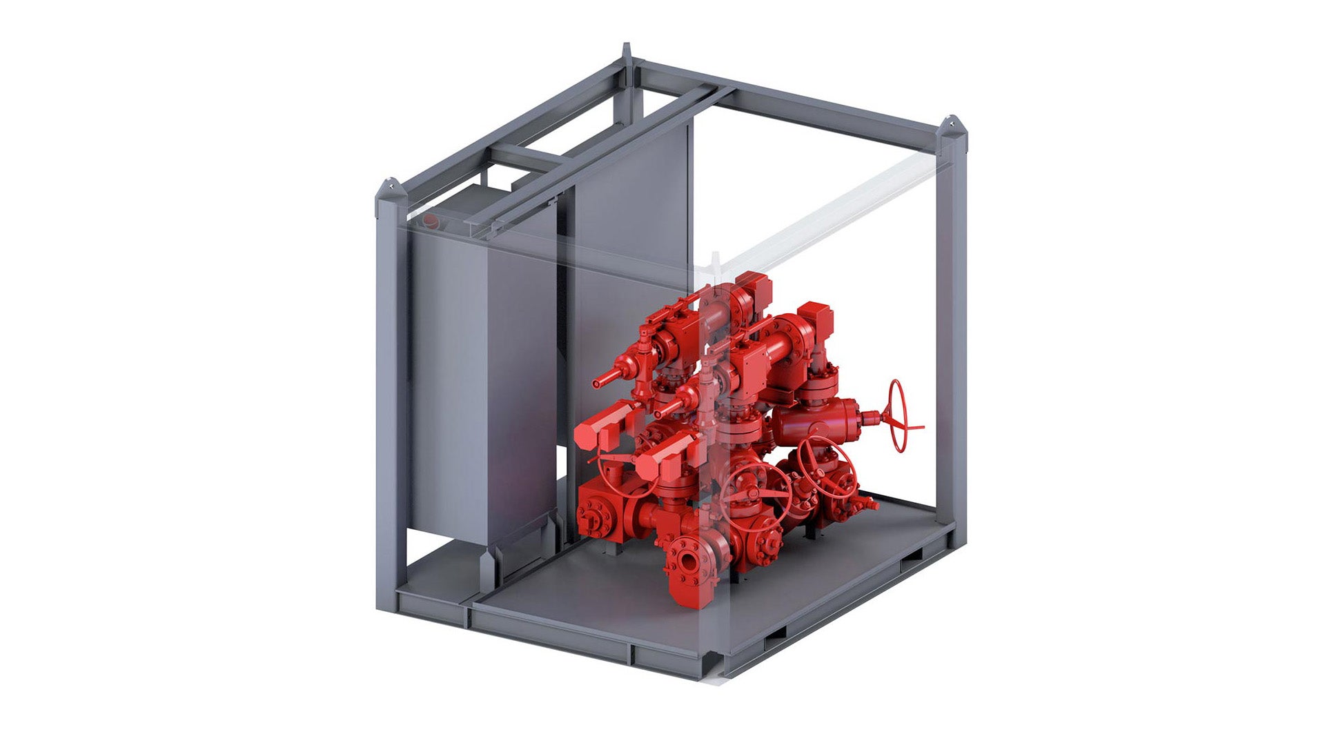 Render of MPowerD Choke Manifold 5000S 