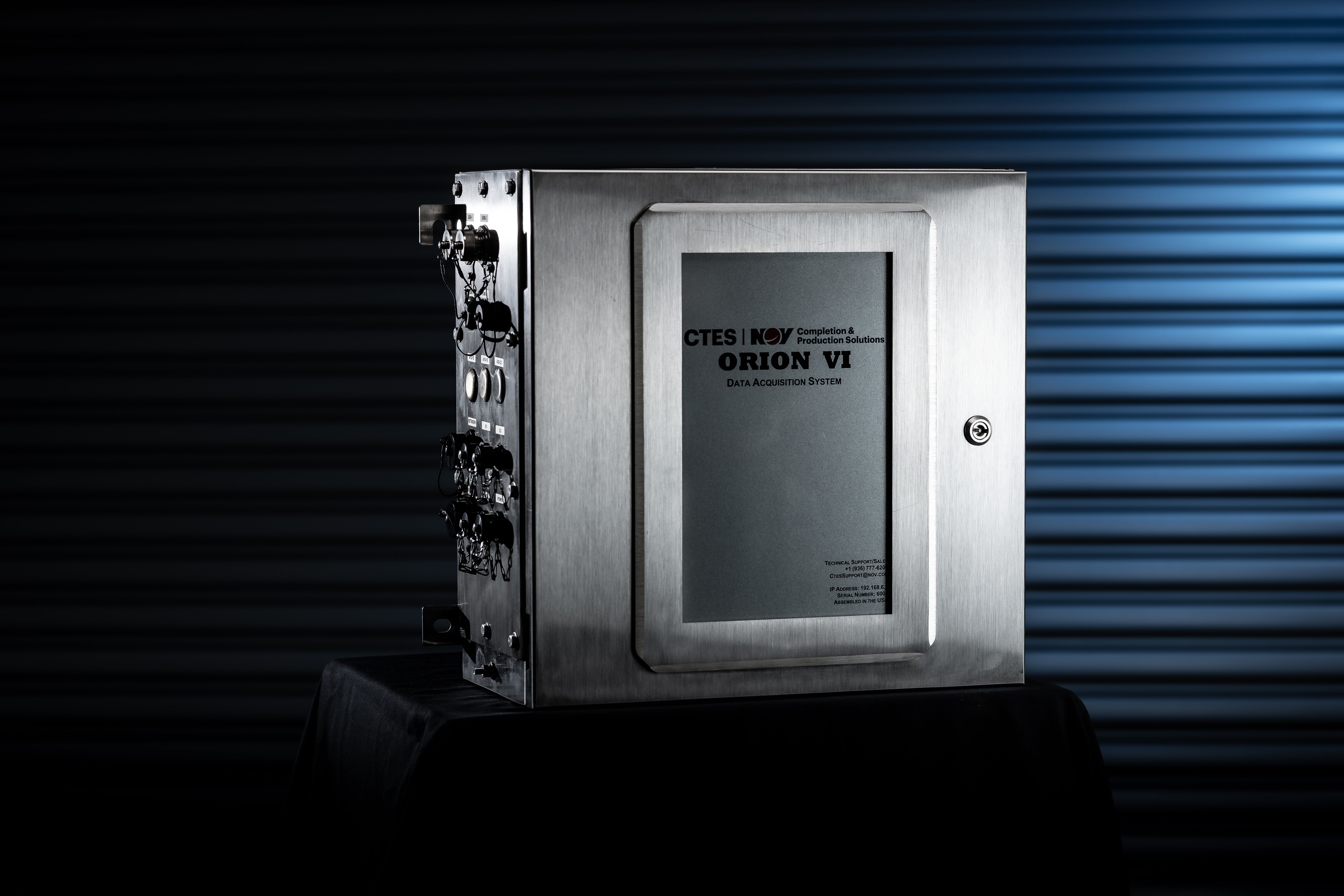 NOV CTES Orion VI data acquisition system in stainless steel enclosure.