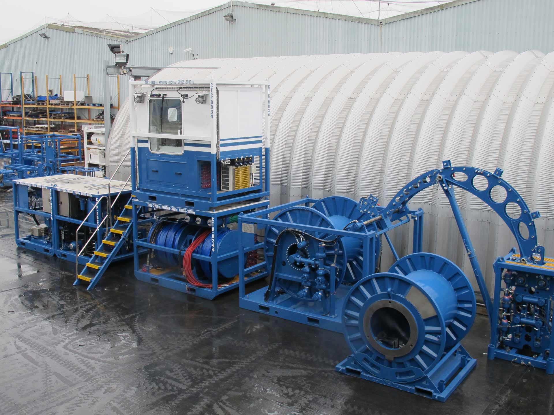 A Hydra Rig Capillary and Mini Coil CTU Package system