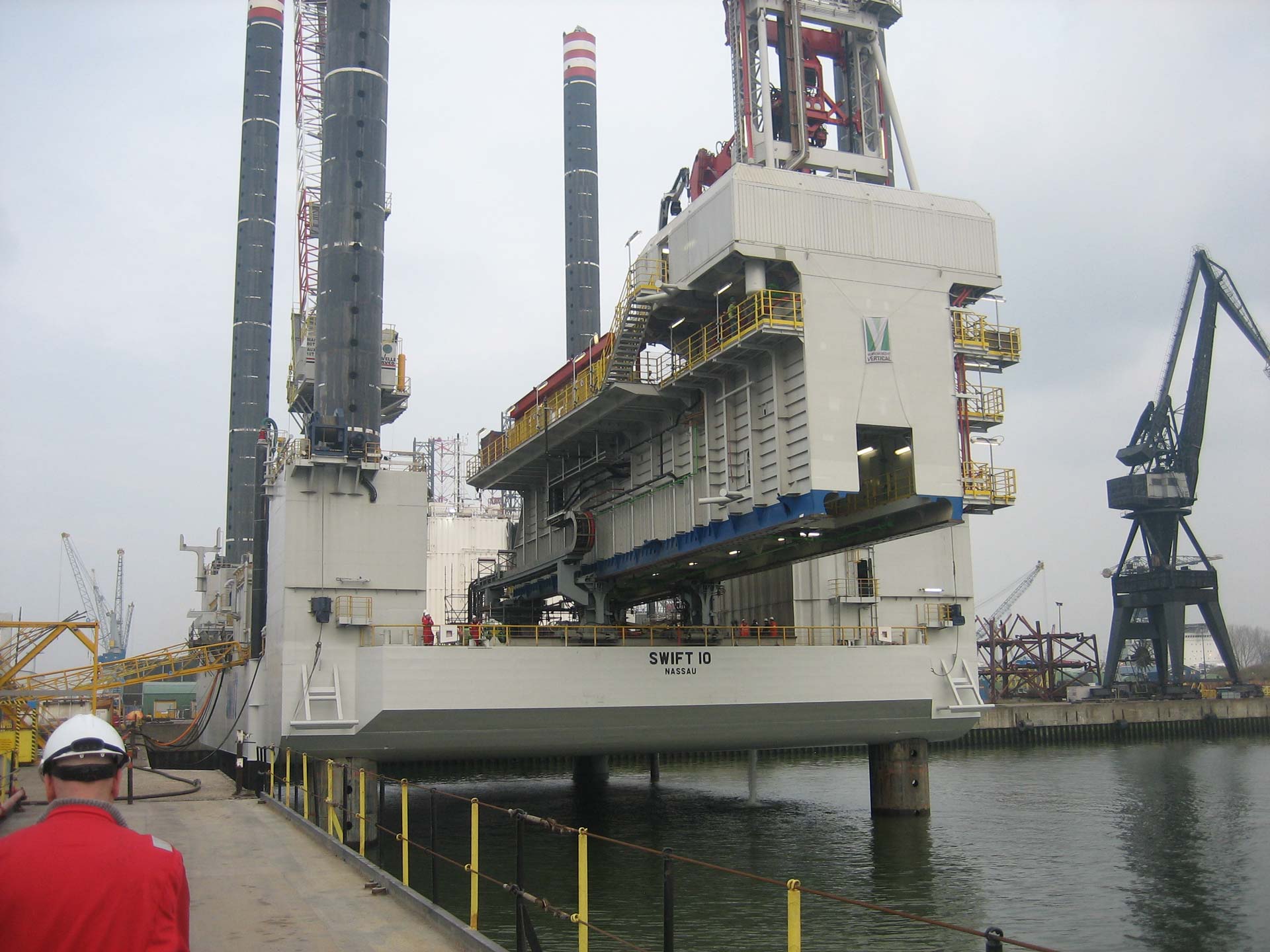 X Y Skidding System cantilever view