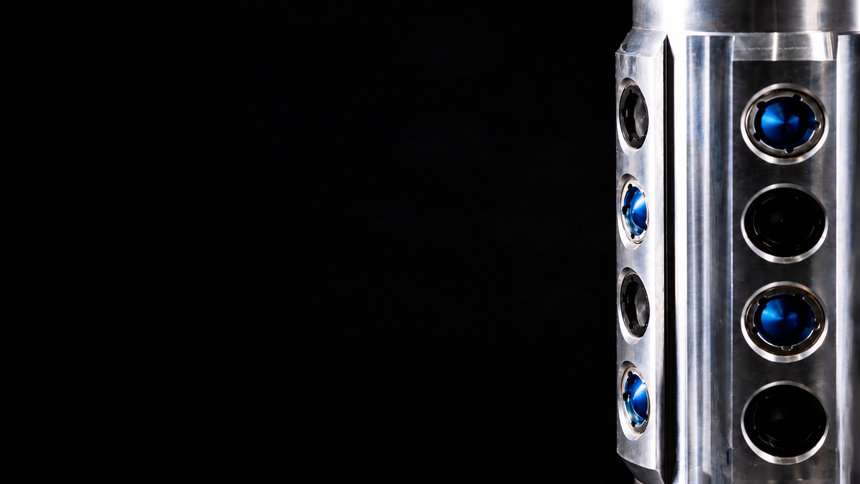 Close up image of a BPS Maxx tool on a black background