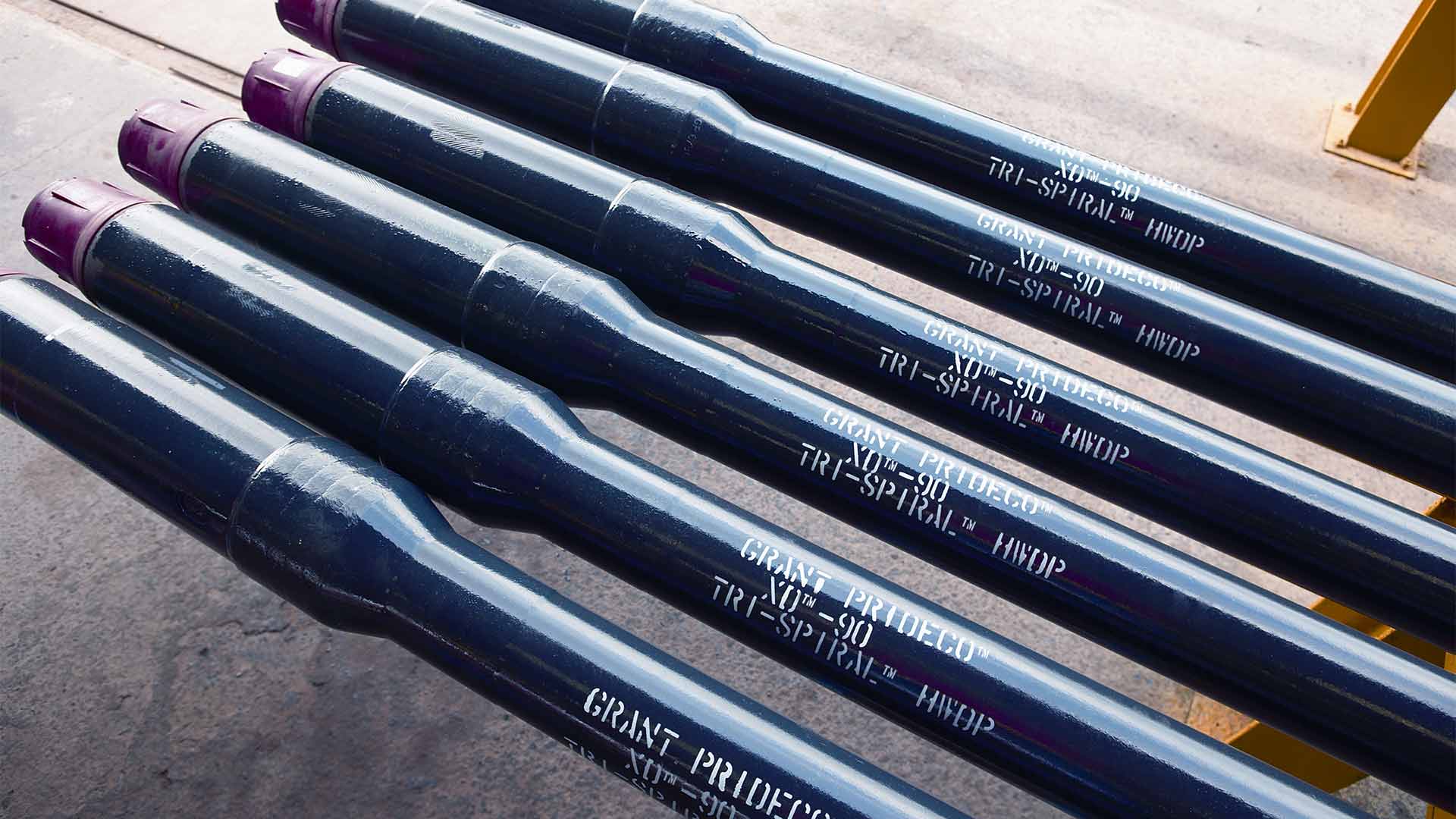 image of black HWDP connection from above