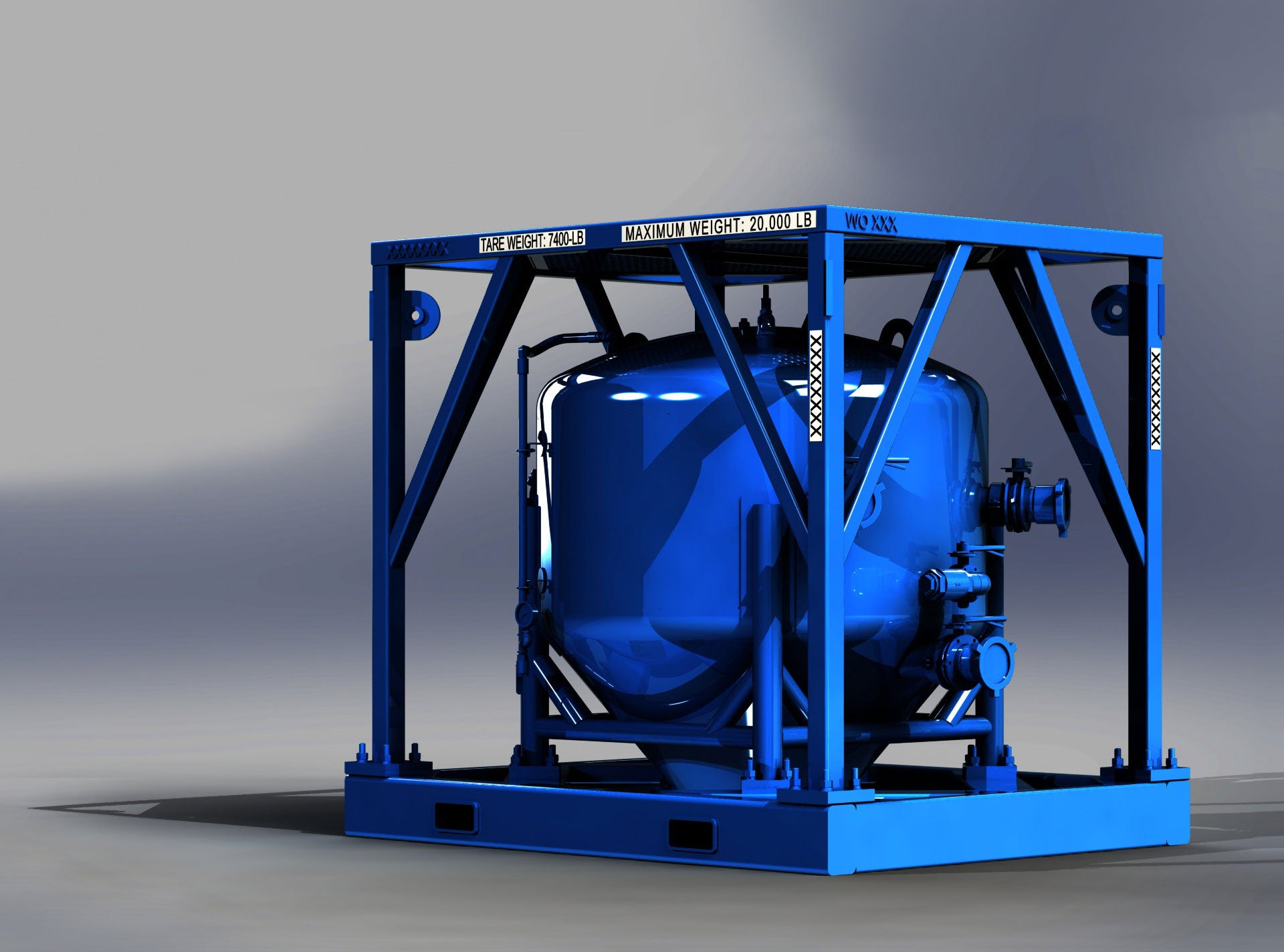 Render of Offshore Bulk Transport Vessel