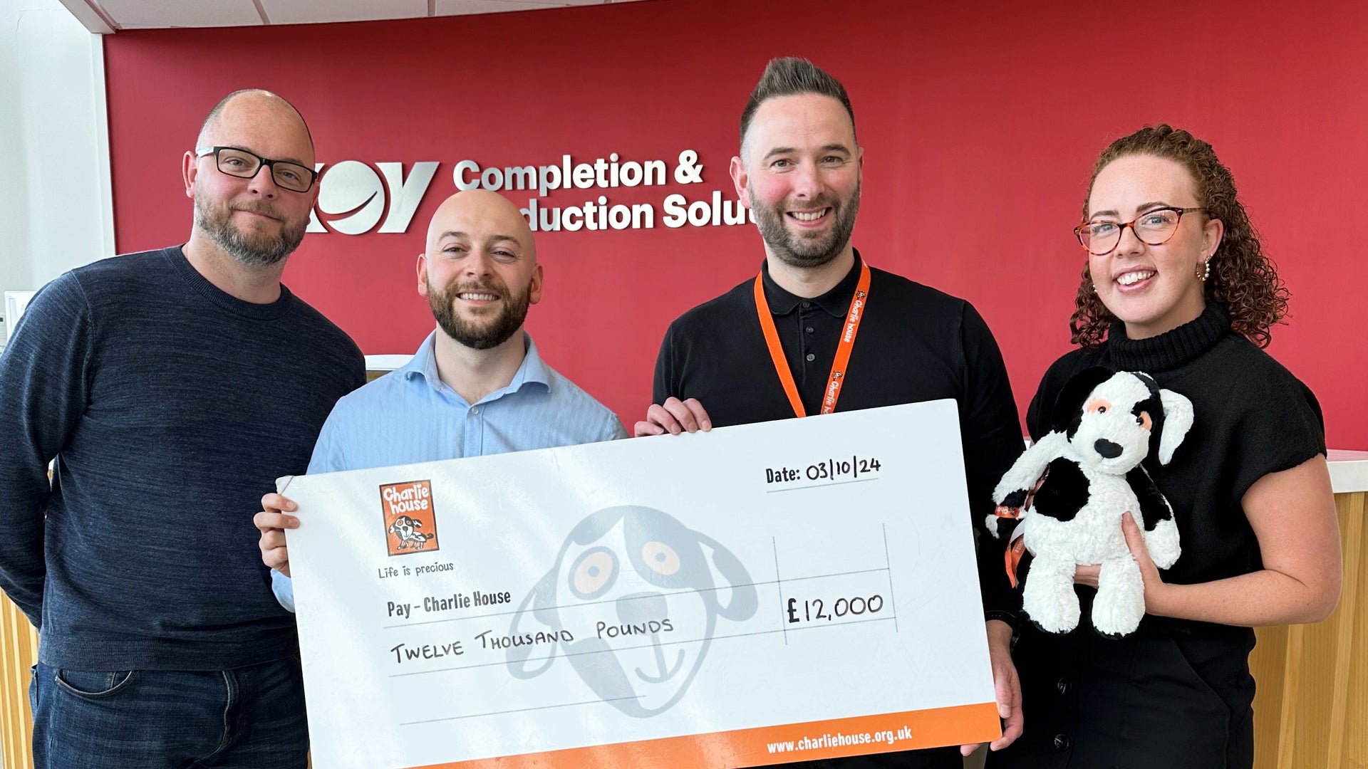 Check presentation for UK Charity Ball