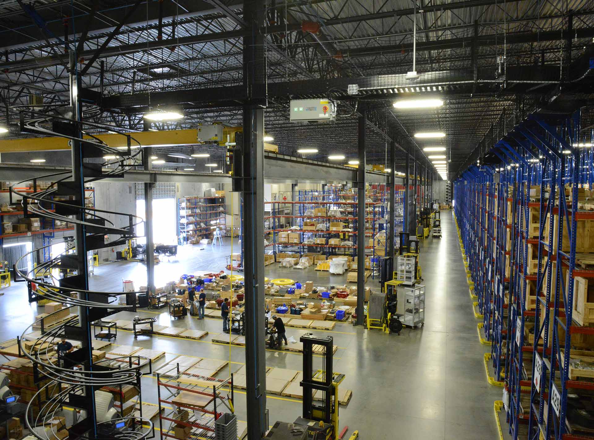 Houston based spares warehouse with over 213,000 square feet of space and dedicated climate-controlled areas.