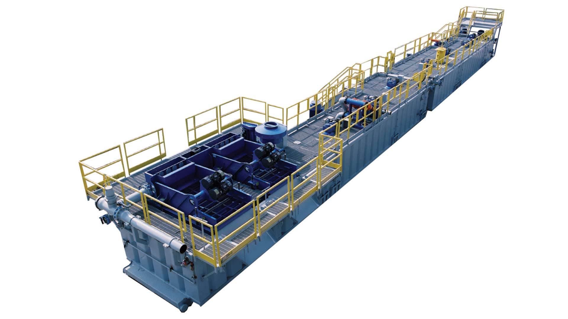 A render of a BRANDT Rapid Mud Tank System