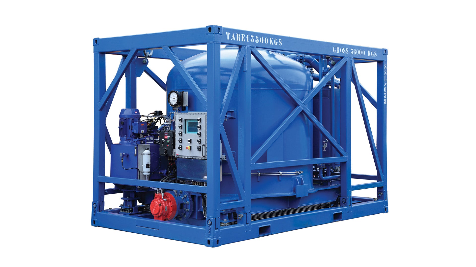 Render of Slider Storage and Discharge Vessels