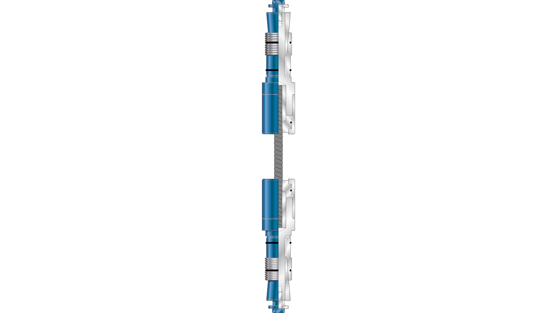 Render  of Tube x Cable x Tube Connector