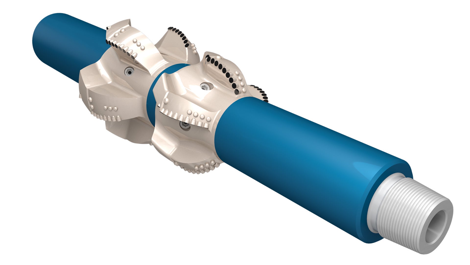 Rendered three fourths view of Concentric String Reamer