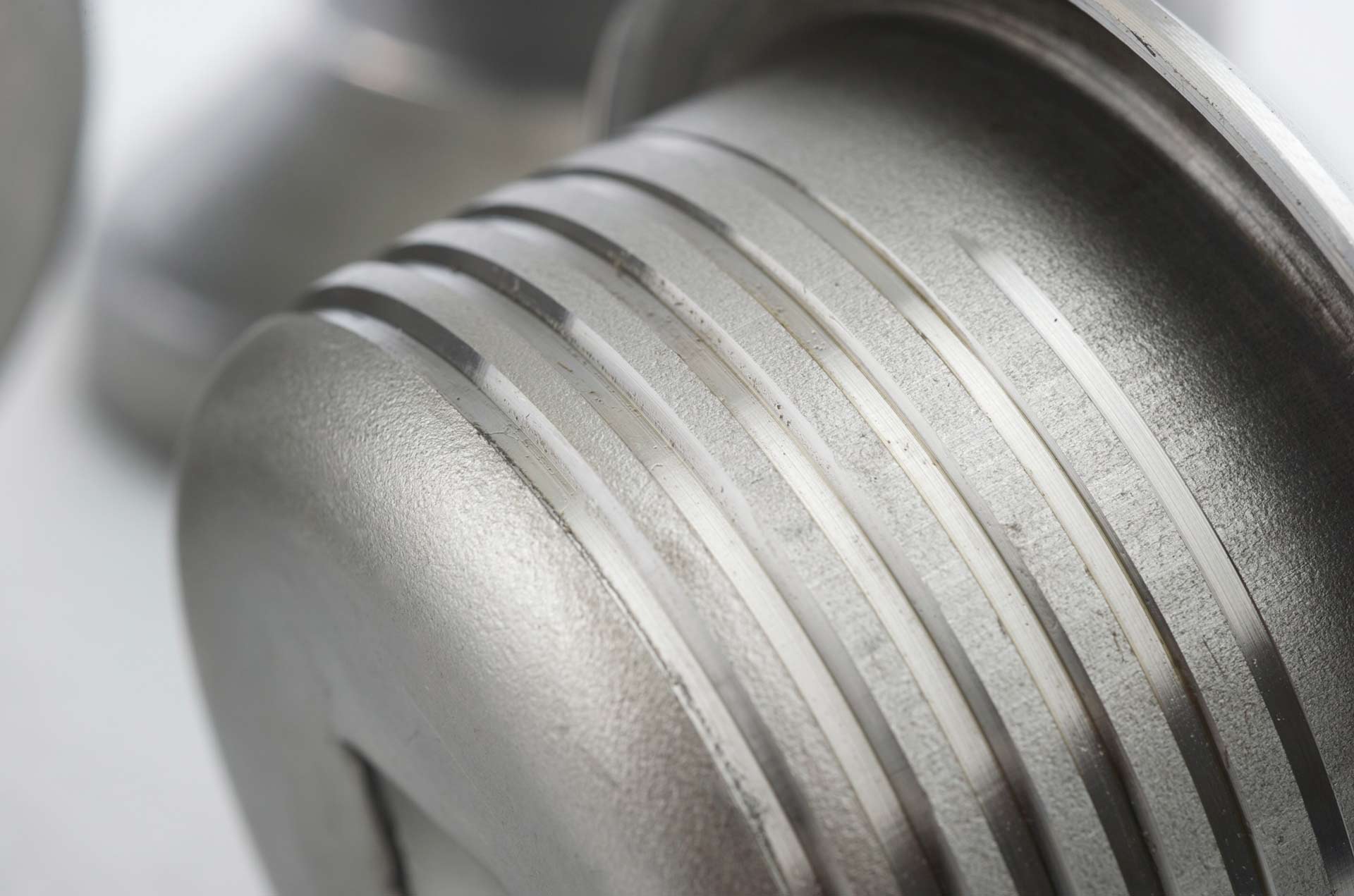 Close up of steel Guardian Drill Pipe Protector