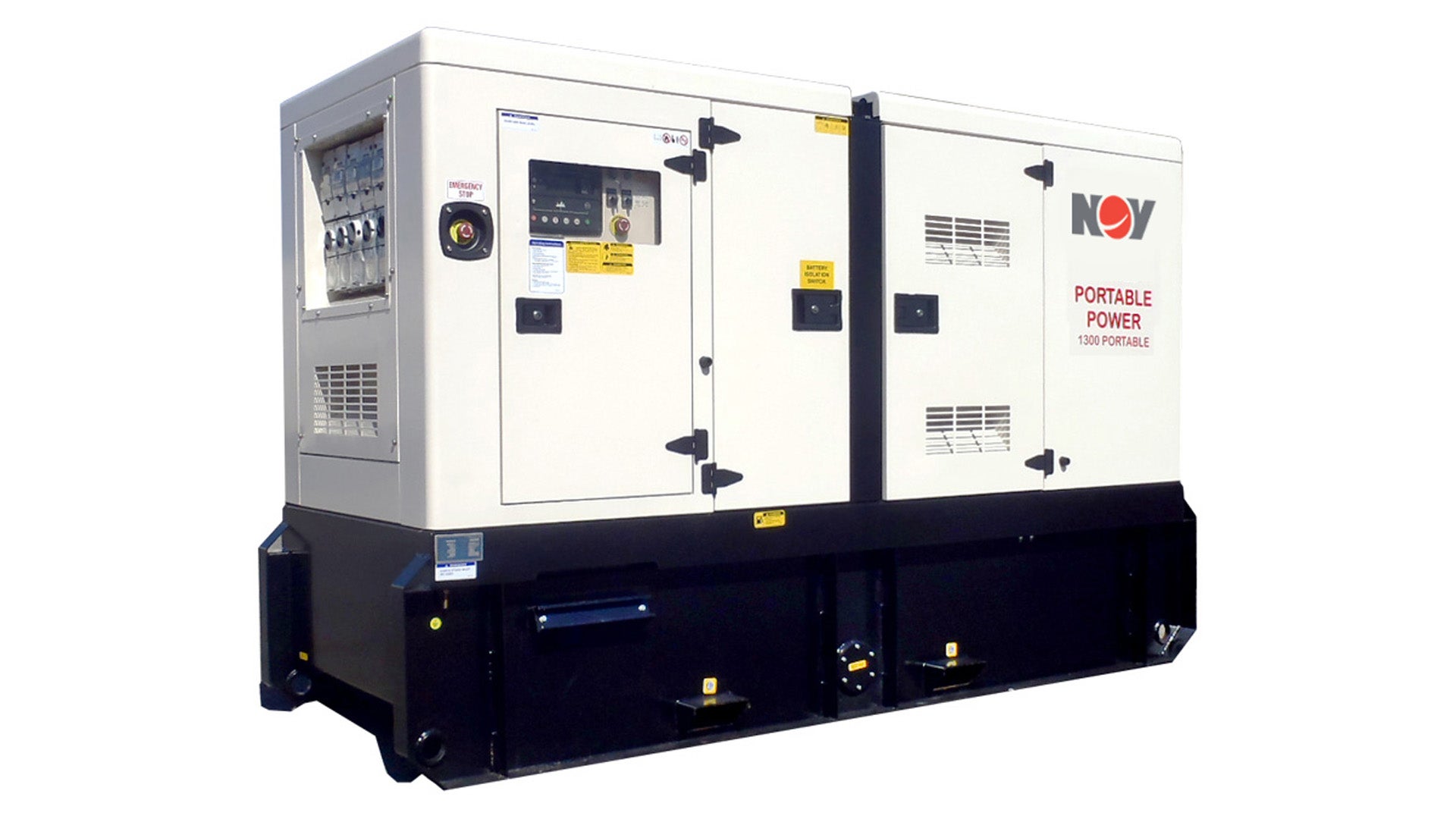 Render of  enclosed generator sets  AUS