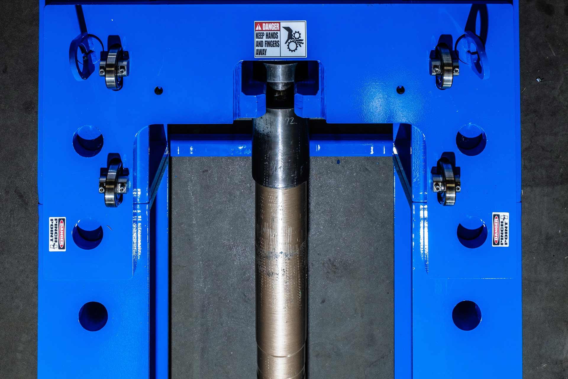 A closeup of a Drilling and Fishing Jar Tester