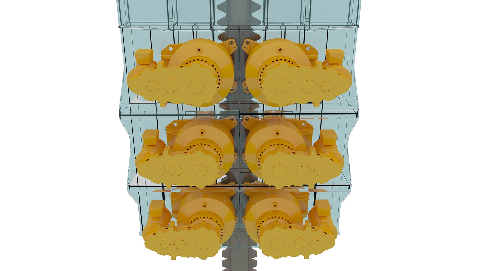 VSD Rack and Pinion Jacking System Render