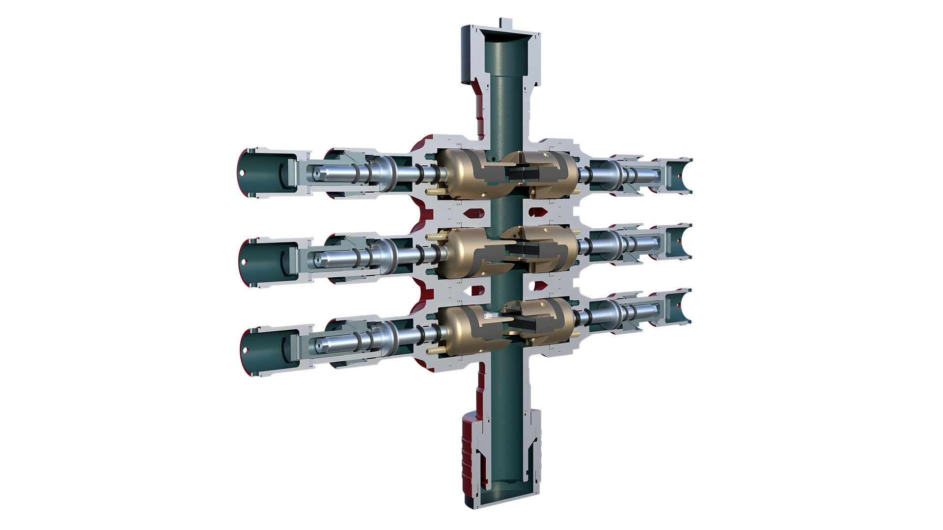 Triple Lightweight BOP with Rams and Seals