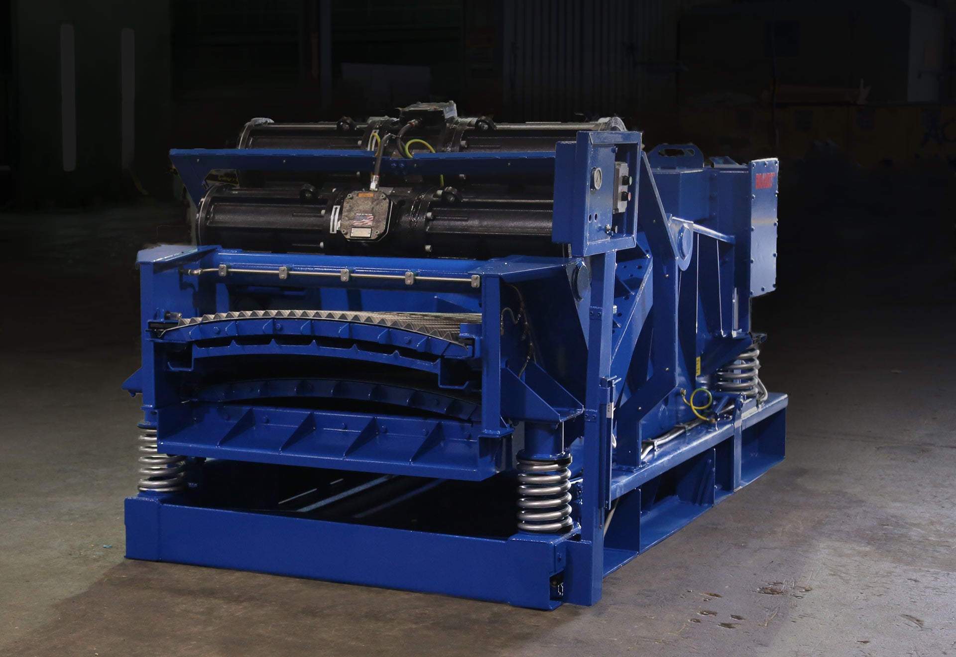 A front view of the SABRE Shale Shaker