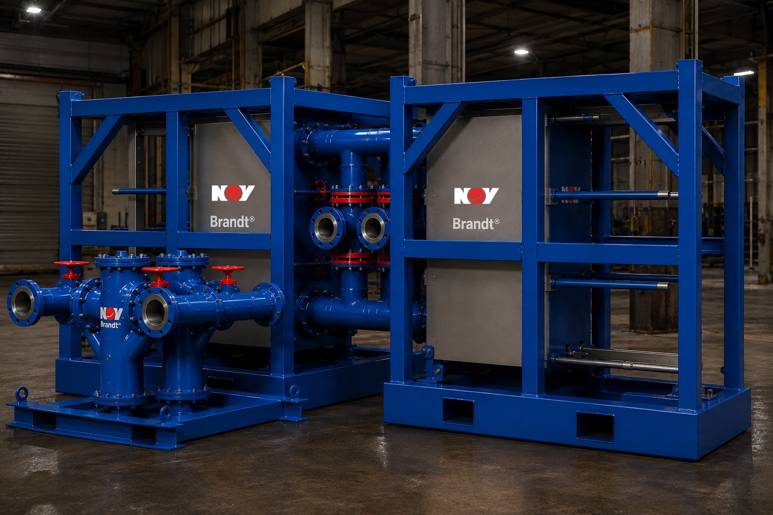 Tundra Offshore Mud Cooler in a warehouse
